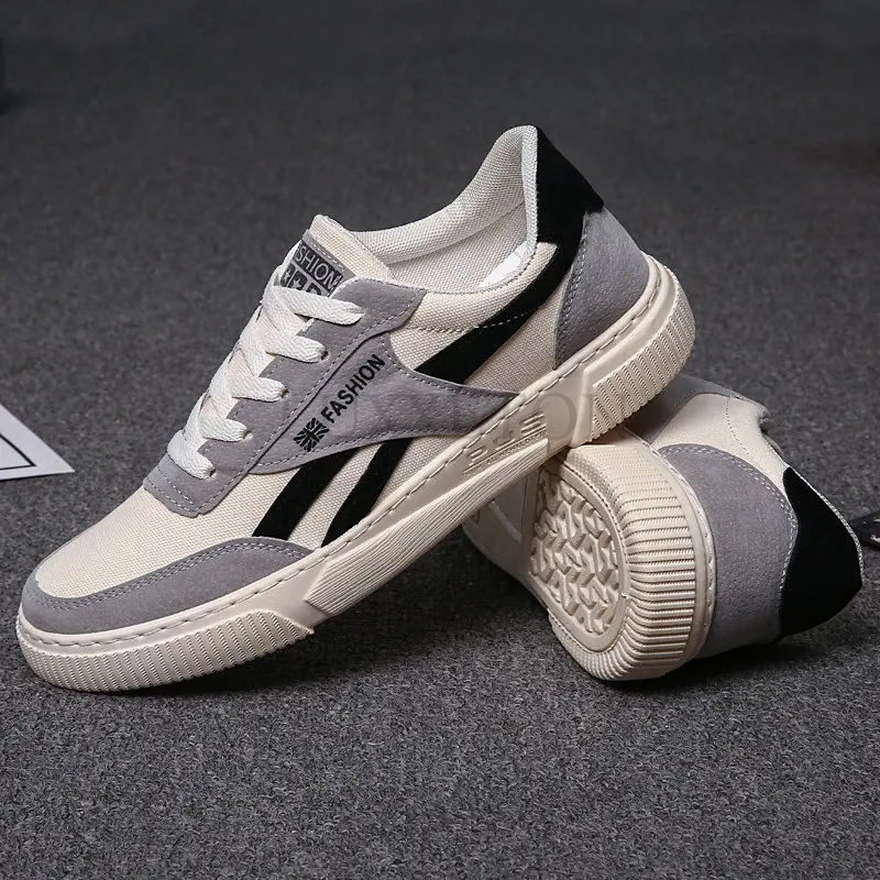 Casual Men Shoes Spring New Korean Version Trend All-match Canvas Sneakers Simple Casual Student Skate Shoe mujer