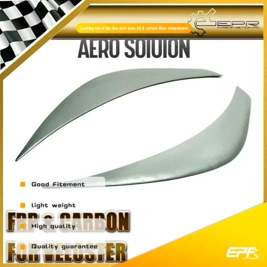 Car-styling For Hyundai Veloster Turbo Or Non Turbo FRP Fiber Glass Headlight Eyebrow Fiberglass Eyelid Bumper Sticker Body Kit