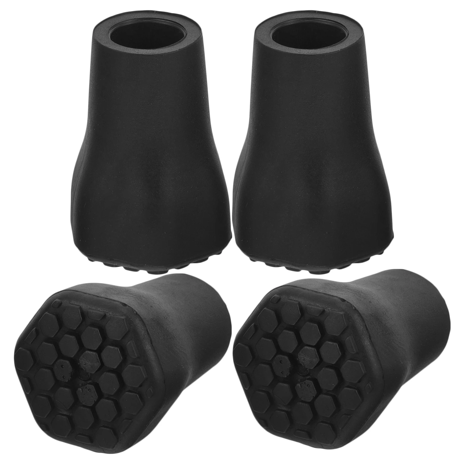 

4 шт. сменные наконечники для треккинговых палок, наконечники для прогулочных палок, защитные нескользящие наконечники для уличного использования, прочный, безопасный материал