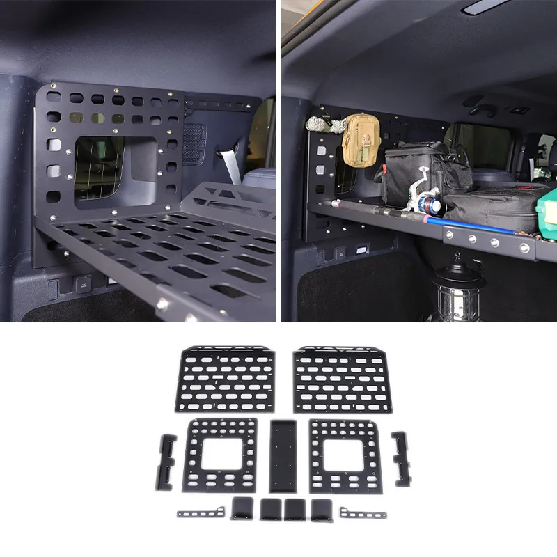 Car Accessories For Denza B5 2023+ Trunk Multi-Function Tray Rack | Aluminum Alloy | Storage Organizer