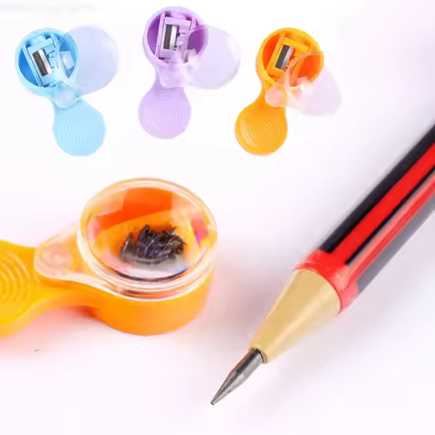 Mini Pencil Sharpener for 2.0mm Mechanical Pencil Thick Pencil Lead Sharpener External Storage for Easy Student Stationery Tools