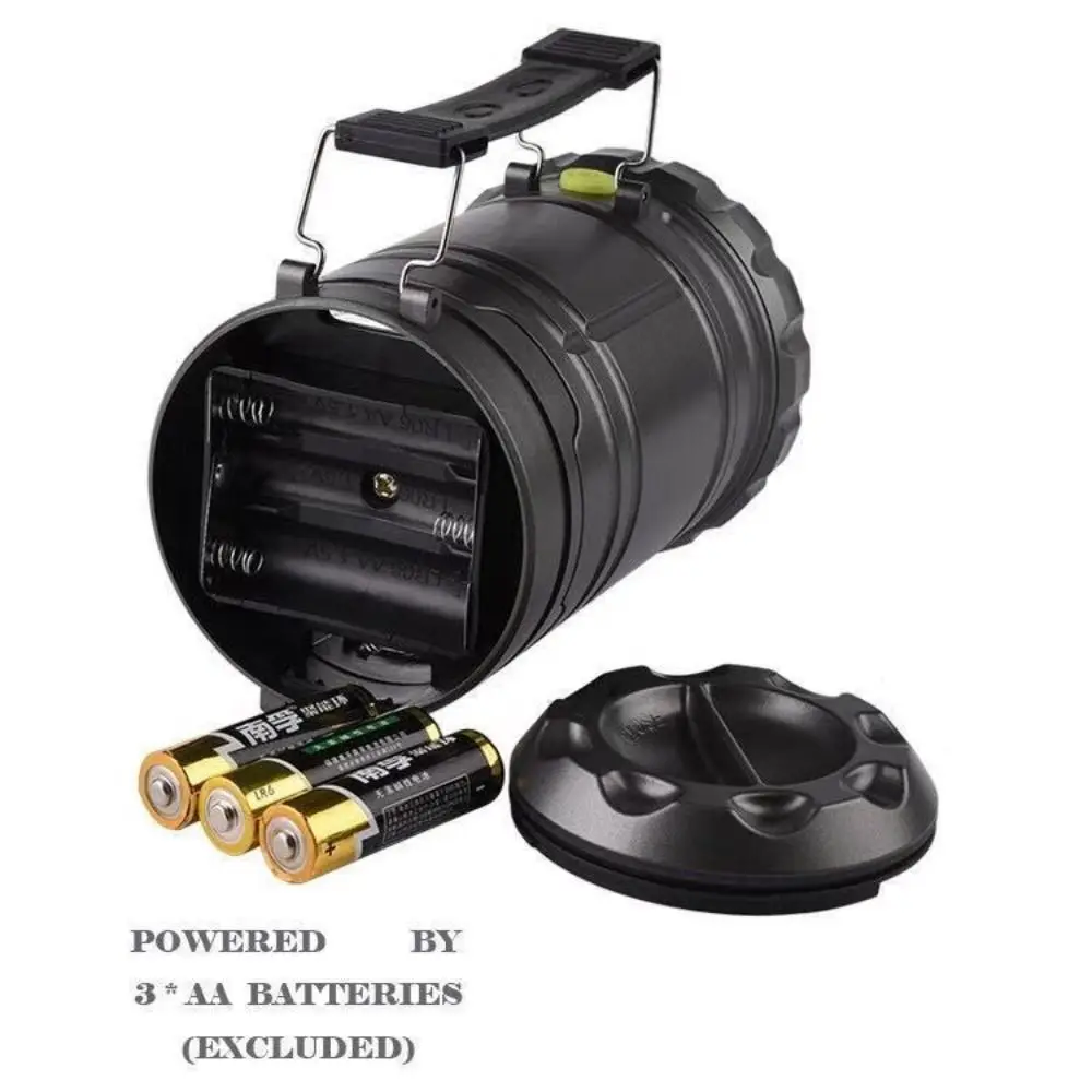 Waterproof Tent Lamp Solar Powered Powerful LED Emergency Light USB Rechargeable Stretch Hang Camping Light Working Lighting