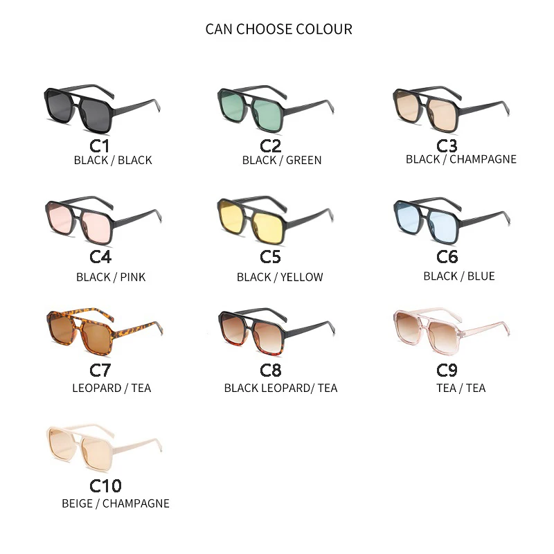 إطار كبير الطيار نظارات شمسية النساء الرجال الرجعية الاتجاه رائعة النظارات الشمسية الترفيه اليومي ظلال سيدة رجل نظارات واقية UV400