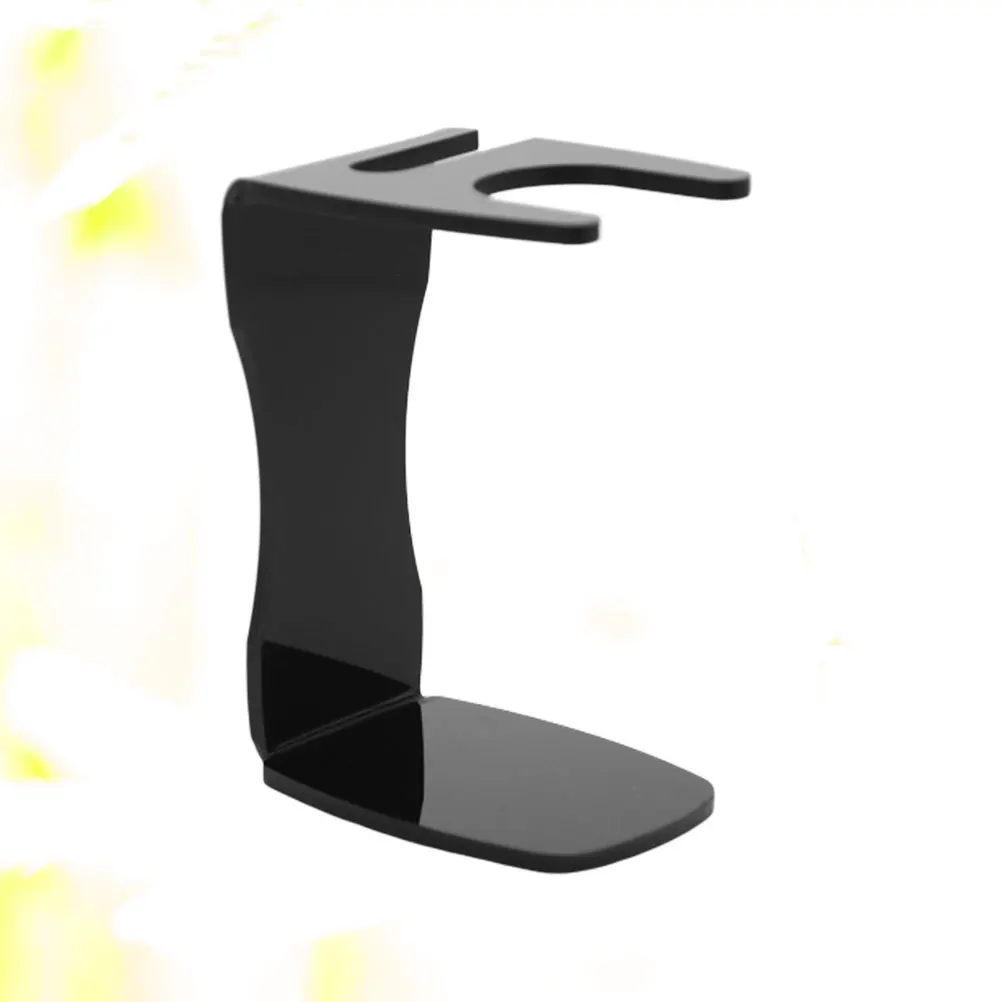 

Shaving Brush Stand Acrylic Elegant Construction Razor Brush Holder Fits Small Medium Brushes Home Barber Use Prolongs Life