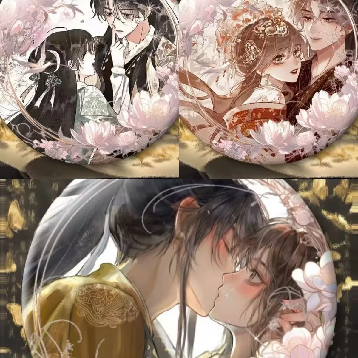 

Ling Miaomiao Muzi Period'Black Lotus Strategy Manual' значок периферийные устройства 58 мм Doujin спот-бар брошь просо шпилька