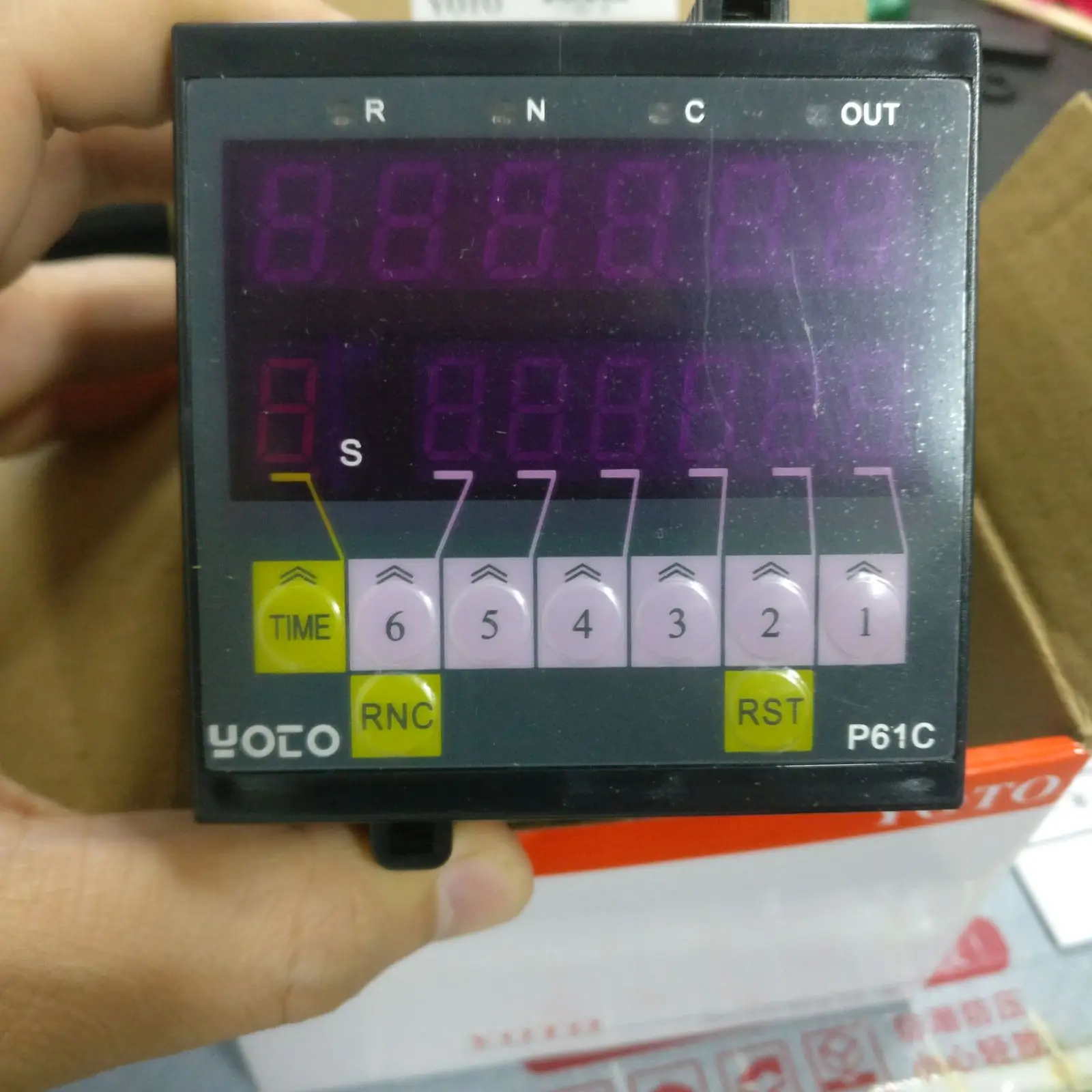 

Beiqi Electric YOTO digital display intelligent electronic counter TCN-P61C 72 * 72 double row digital display