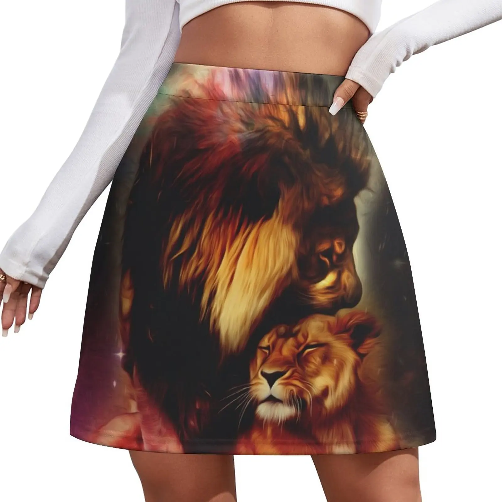 

The Lions Roar Mini Skirt skirts summer 2023 woman kpop