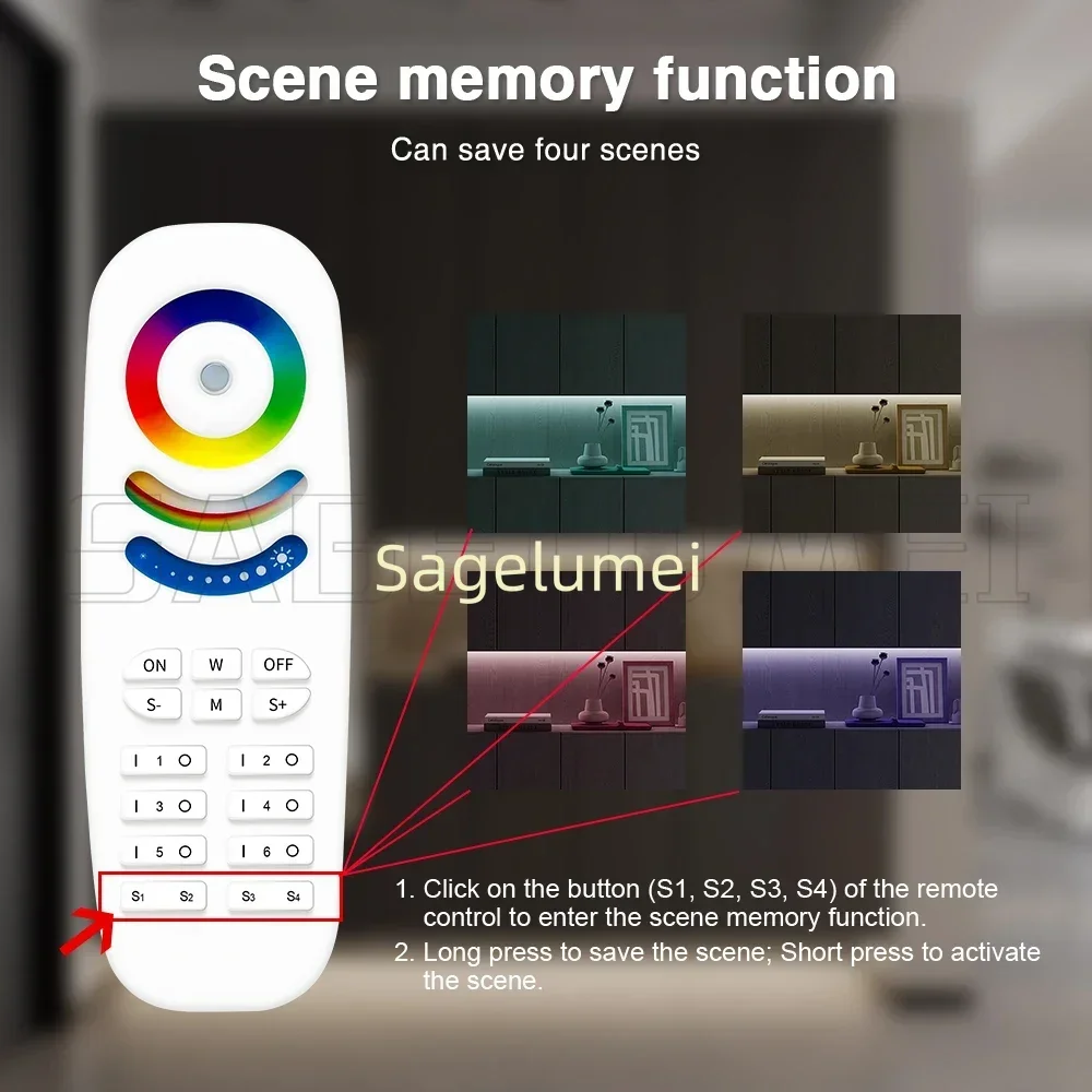 Zigbee Pro+ 5 in 1 LED Strip Controller GLEDOPTO Voice RF Remote Control10A Max RGBCCT/RGBW/RGB/CCT/Dimmer Alexa Tuya Smart APP