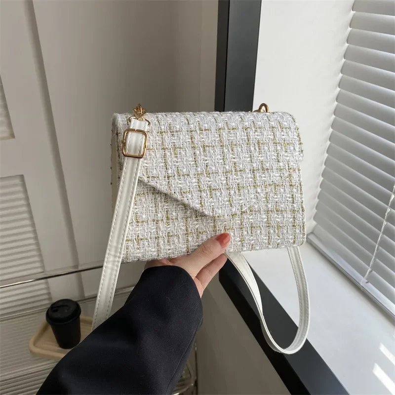 Popular Fashion Temperament Commuting Small Crossbody Bag Women's Winter Versatile Crossbody Bag Small Square Shoulder Bag