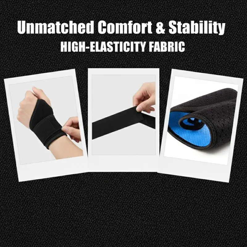 

2PCS Adjustable Wristband Carpal Tunnel Brace Wrist Support Sport Tendinitis Pain Relief For Arthritis Wrist Bandage Wrap