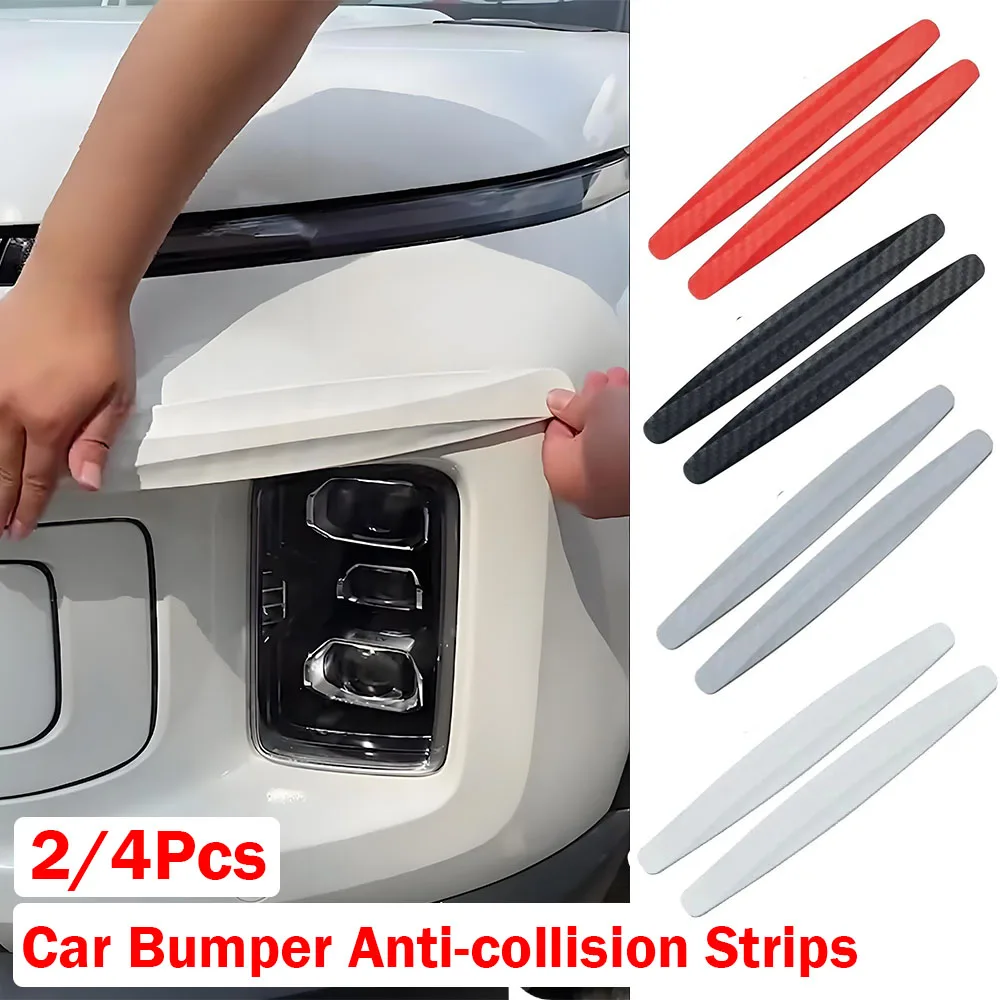 

Car Bumper Guard Strips Anti-bump Decorative Strip Essential for Car Front Rear Bumper Carbon Fiber Design Scratch-resistant