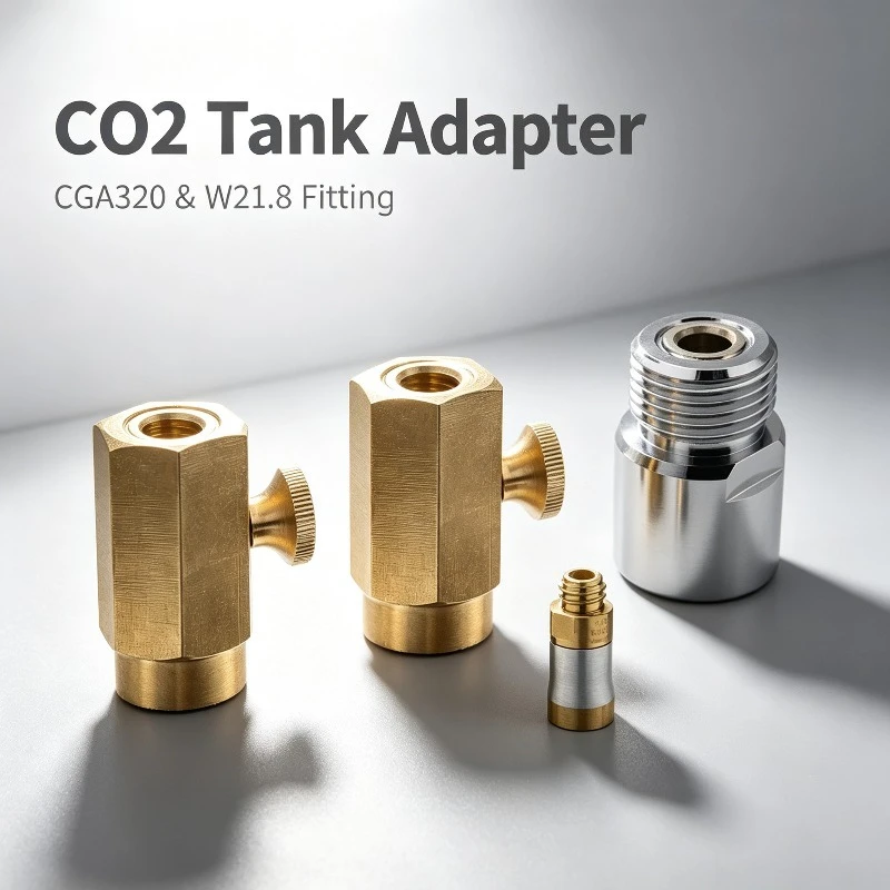 Dual Stage CO2 Regulator Beer Keg Draft Machine, Standard Pressure Gauge Valve for Home Brewing Kegerator