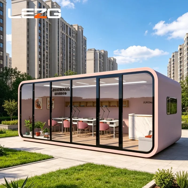 High Quality Space Capsule Cabin Prefab House Container Prefabricated Activity Board House Commercial Kiosk