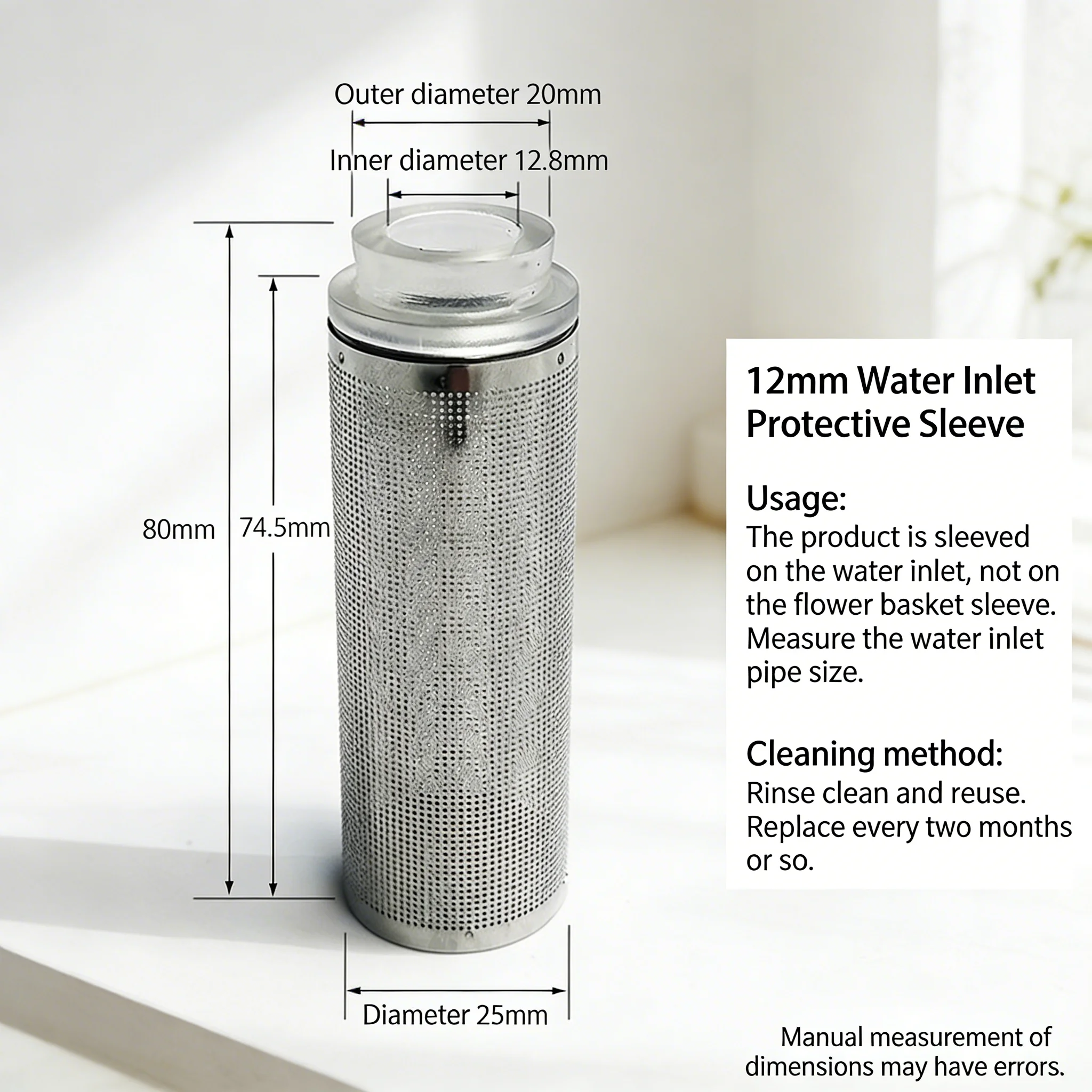 Edelstahl-Garnelentankfilter-Einlass-Schutznetz – Aquarium-Anti-Saug-Netzhüllen-Zubehör – Detail 7