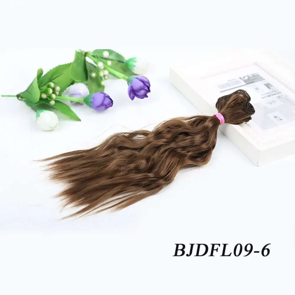 1/3 1/4 1/6 Bjd Wig Hair For Dolls Girls Accessories Child Kids Toy 25*100CM Doll Wigs DIY Heat Resistant Fiber