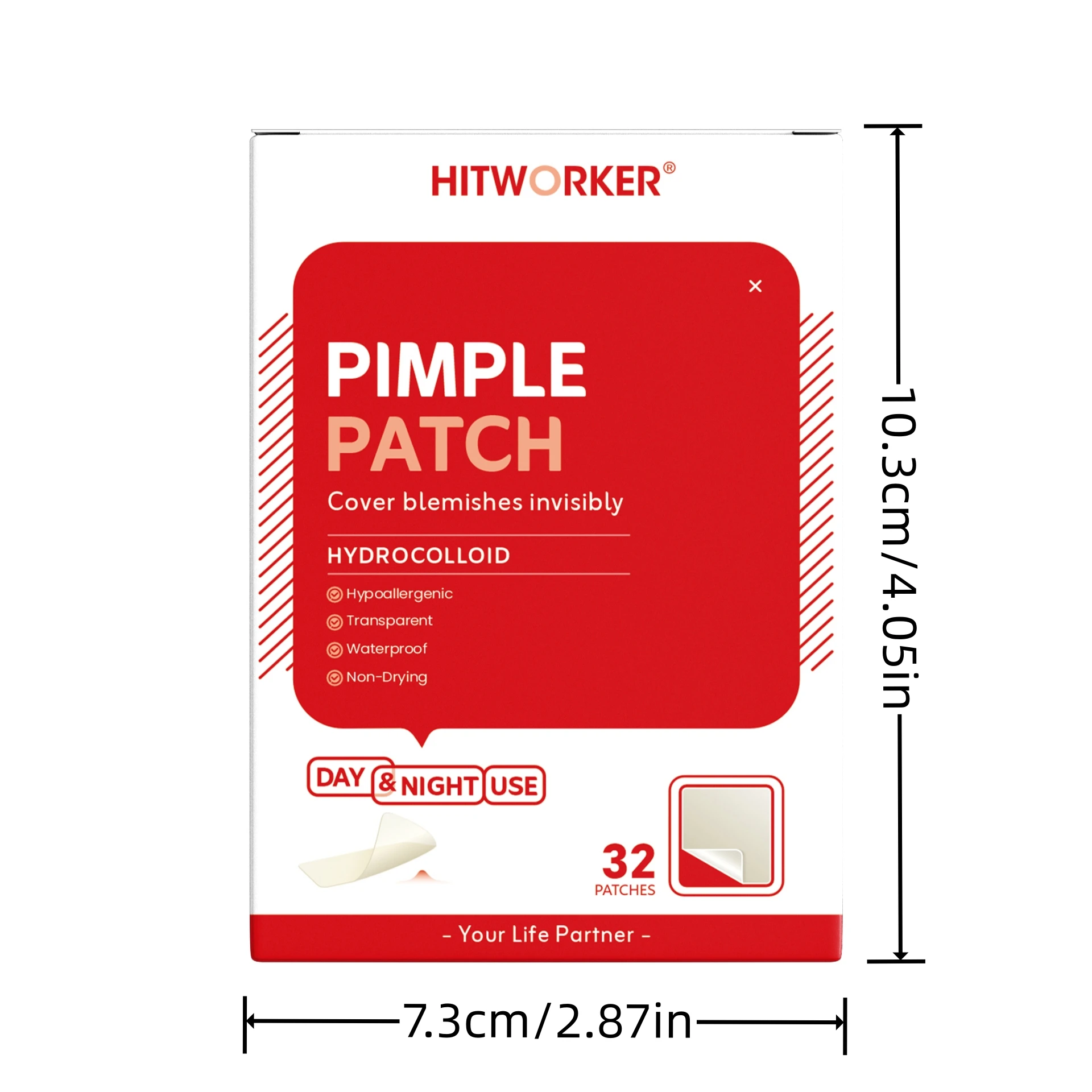 32pcs Tea Tree Essential Oil Pimple Patches for Acne Treatment Quick Dry Clear Adhesive Pads for Skin Care