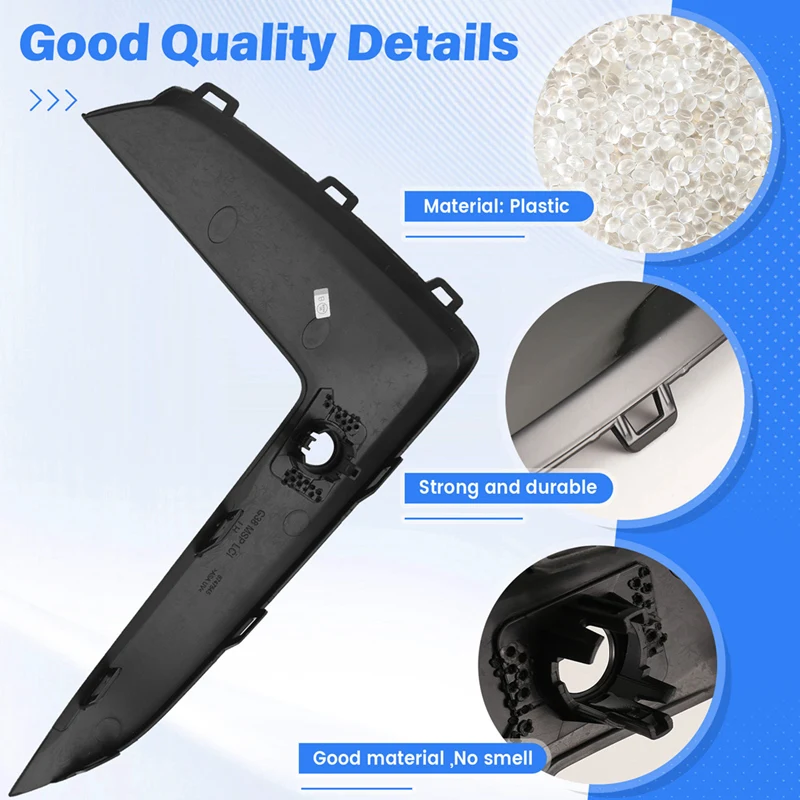 สําหรับ BMW 5 Series G30/G38 กันชนหน้าซ้าย/ขวา Moulding Strip 51118747845 51118747846   คิ้วคิ้วกันชนหน้า