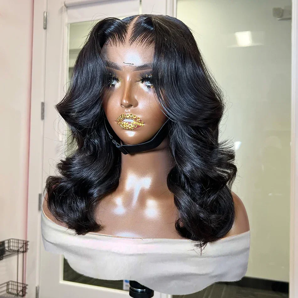 Luvin 13x6 Body Wave Bob Lace Frontal Wig 13x4 Human Hair Wigs Short 5x5 Bob Glueless Wig Ready To Wear For Women