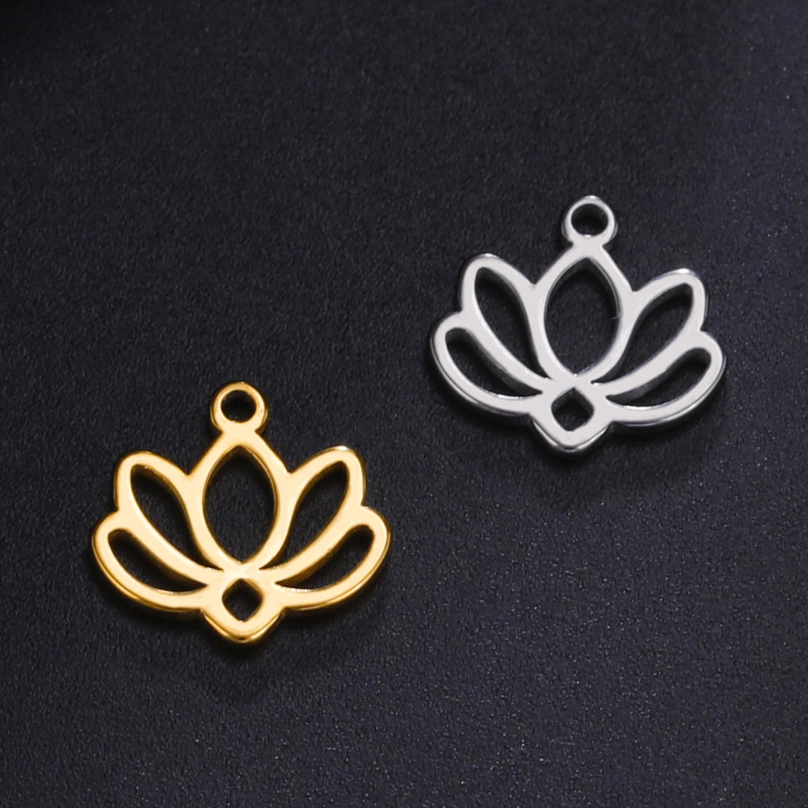 5pcs Stainless Steel Charms for DIY Jewelry Making
