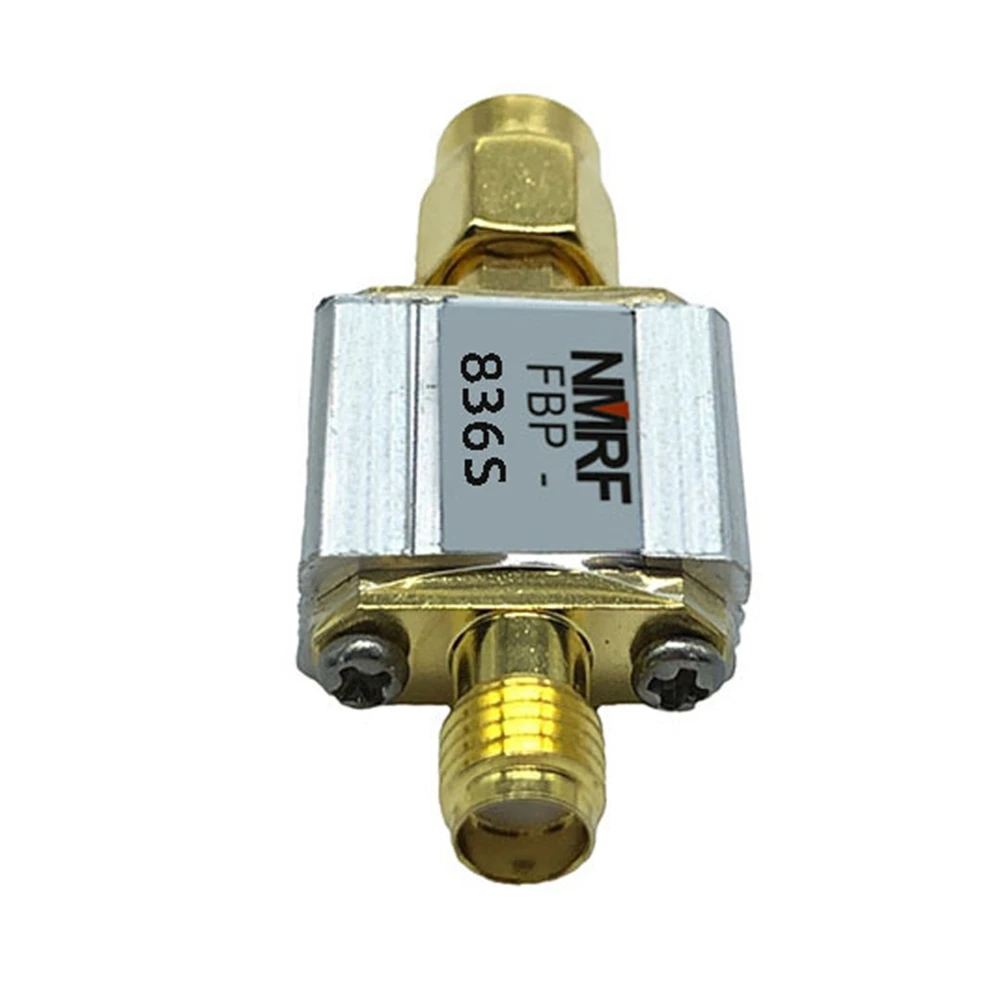 【~ New N07R】FBP-836S Dedicated SAW Bandpass Filter 824-849 MHz 1dB Bandwidth 25MHz SMA Interface for GSM Signal Test