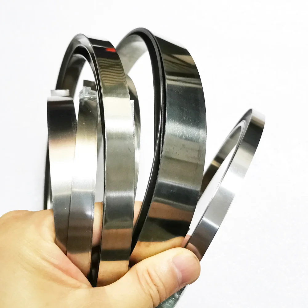 Width 5mm 304 Stainless Steel Foil Strip Sheet Thin Plate Narrow CNC Metal Thickness 0.1/0.15/0.2/0.3/0.4/0.5mm Customizable