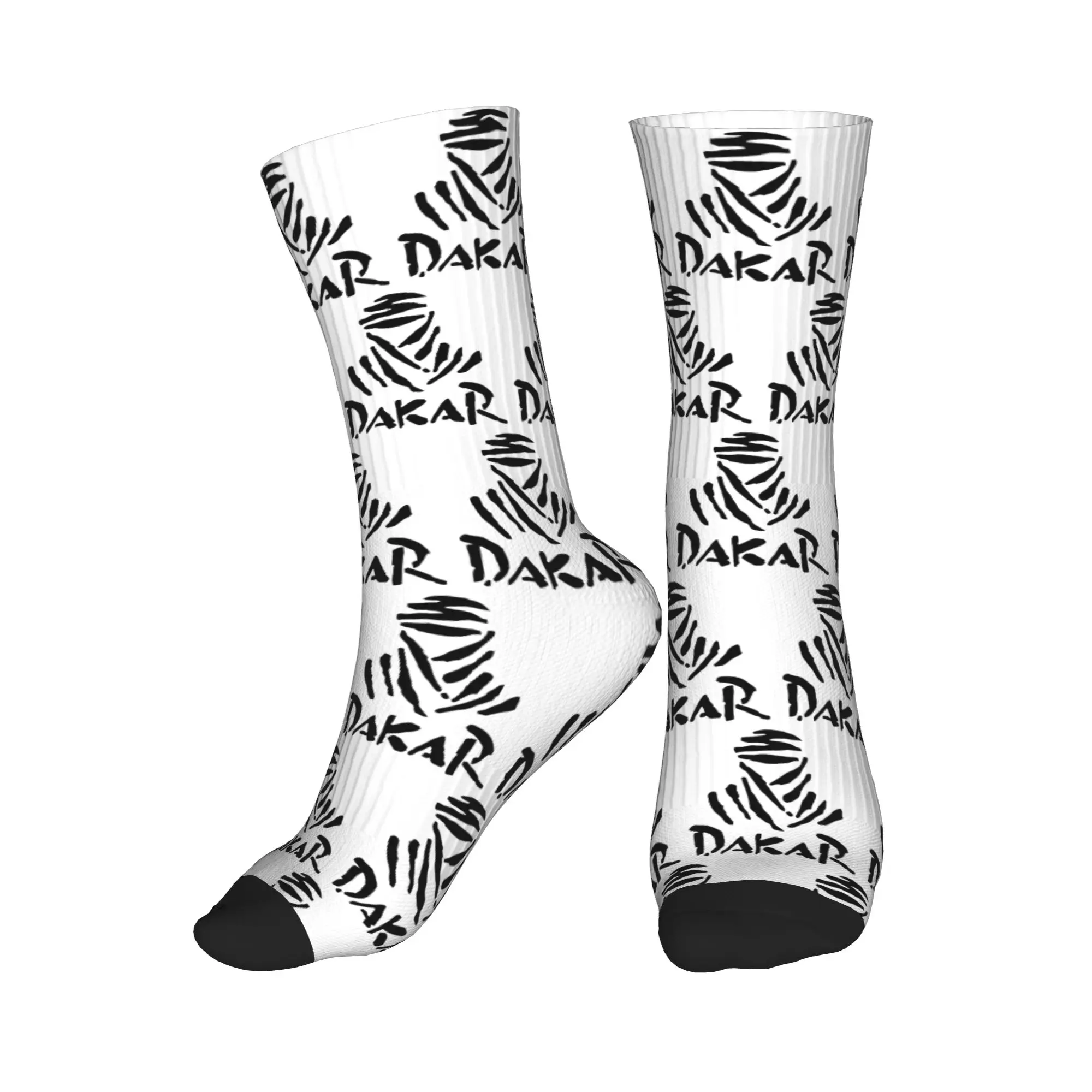 

Спортивные носки All Seasons Dakar Rally Sport, очень мягкие носки средней длины, забавные носки для мужчин и женщин