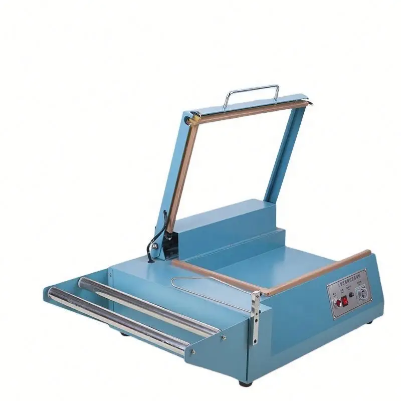 Manual L-Bar Sealer for Plastic Bar Wrapping, PVC Shrink Film Sealing and Cutting Machine for Packaging Industry