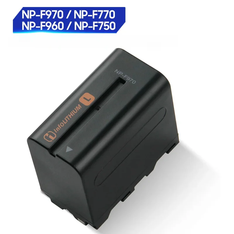 

Battery For Sony NP-F970 NP-F930 NP-F960 NP-F770 NP-F330/550 NP-F730 NP-F750/950