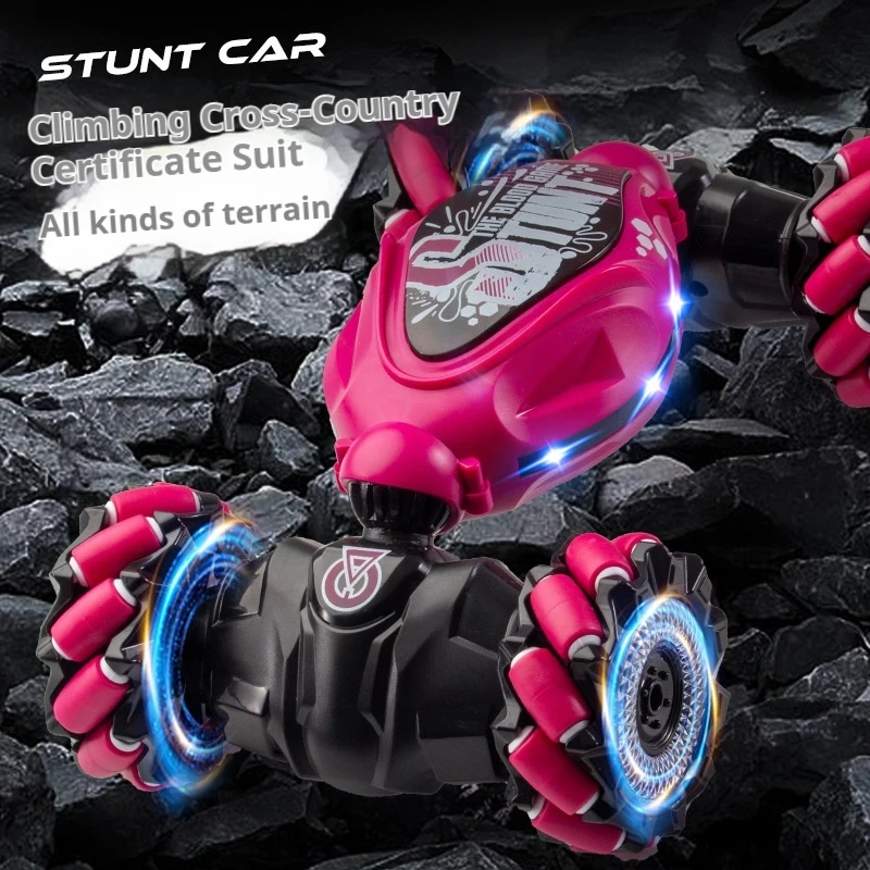 Gesture Induction Twist Car Double Sided Stunt Car Sound And Light Drift Car Off-Road Remote Control Car macchinina per bambini