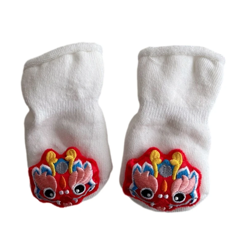 New Year Kids Socks Stylish Toddler Socks with Animal Pattern Baby Floor Socks Perfect for indoor & outdoor activities