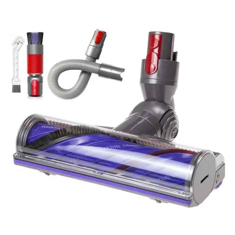 ABSE-Anti-Tangle Replacement Vacuum Head Set For Dyson V8 V10 V11 V15 Cordless Vacuum Cleaner For Carpets Rugs Hardwood Floor