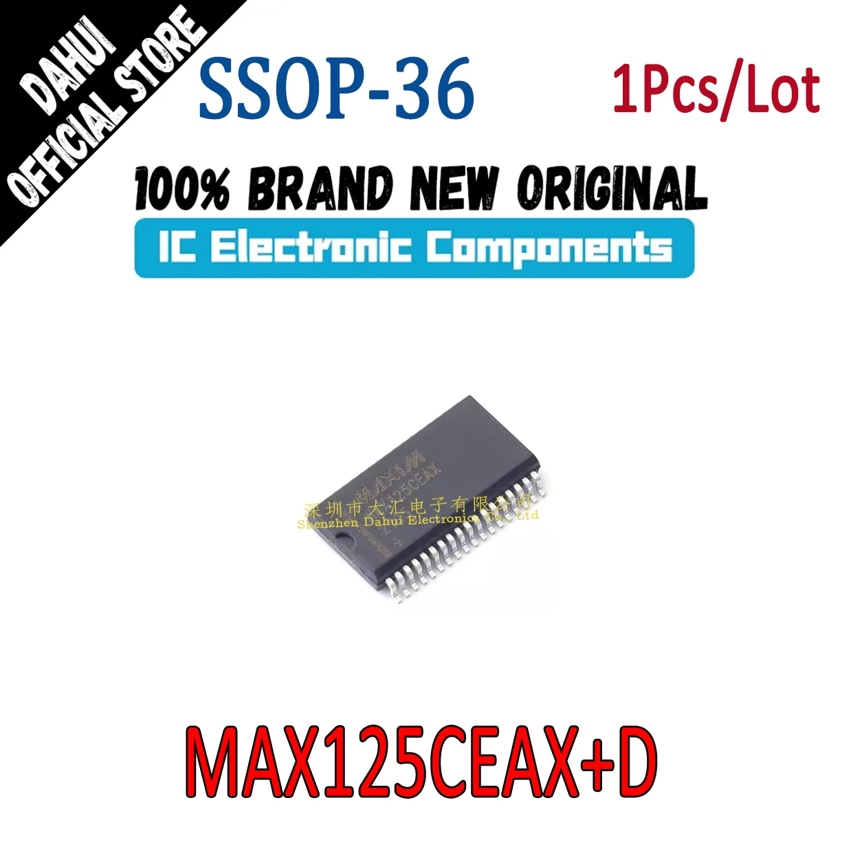 

MAX125CEAX MAX125CEAX+D SSOP-36 chip IC New original