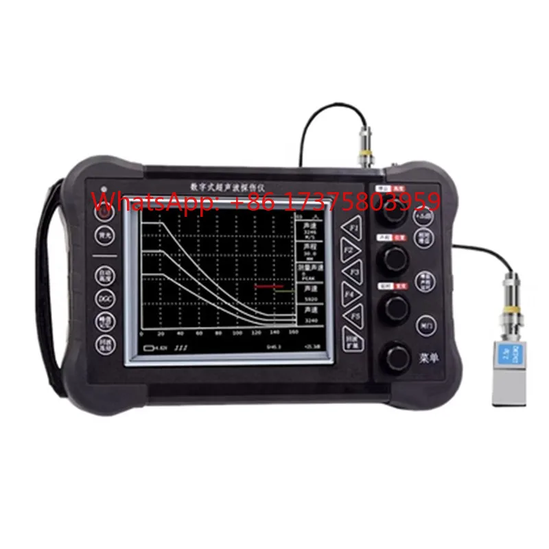 Portable Ultrasonic Flaw Detector Cast Iron Internal Defects Steel Pipeline Welding Bubble Hole Crack Nondestructive Detector