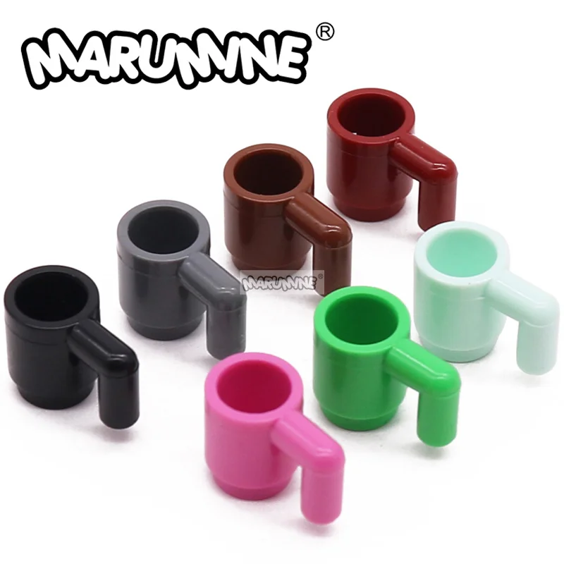 Marumine MOC 3899 33054 Mini Utensil Coffee Cup Building Block Parts Model 200PCS Kitchen Mug Container Toy Bricks Accessories