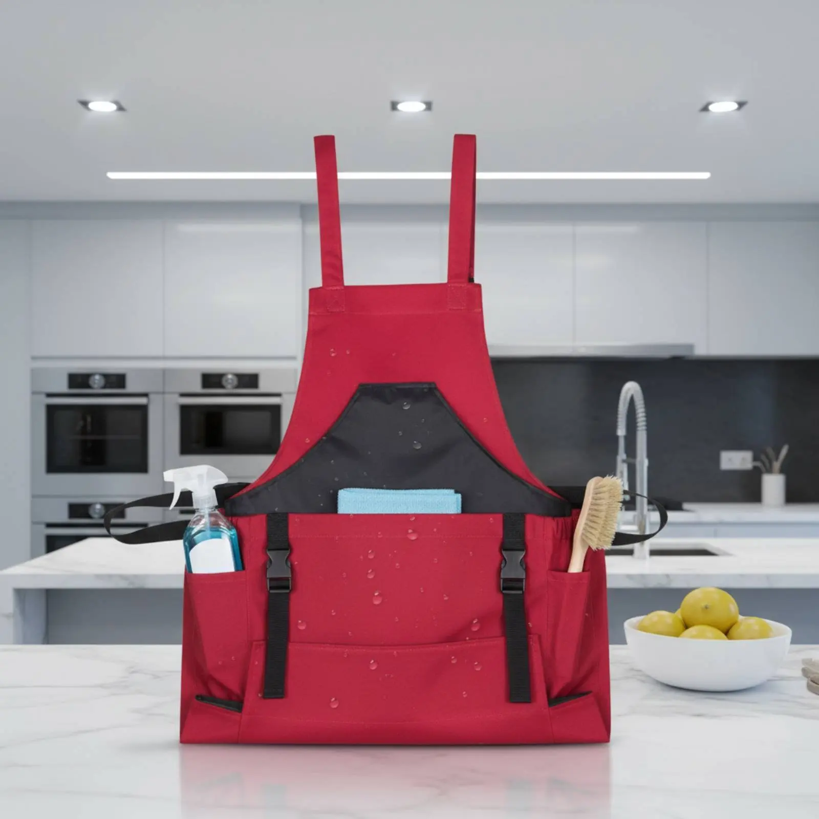

Gathering Apron with Release Buckle Waterproof Fruit Picking Apron Multi-Functional Adjustable Straps for Farmers, Orchard, Farm