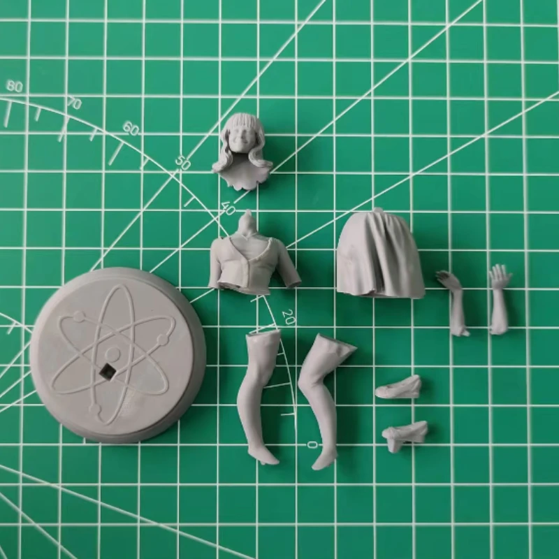 Kit de figurines en résine moulée sous pression, échelle 1/24, belle serveuse NSFW, jouets miniatures de loisirs, non assemblés, non peints, Diorama à faire soi-même