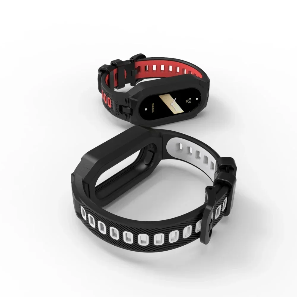 Silicone band For Mi Band 9 Strap For Xiaomi Mi Band 9 Wrist Strap Correa Watch Replacement Soft TPU Silicone Miband 9 Bracelet