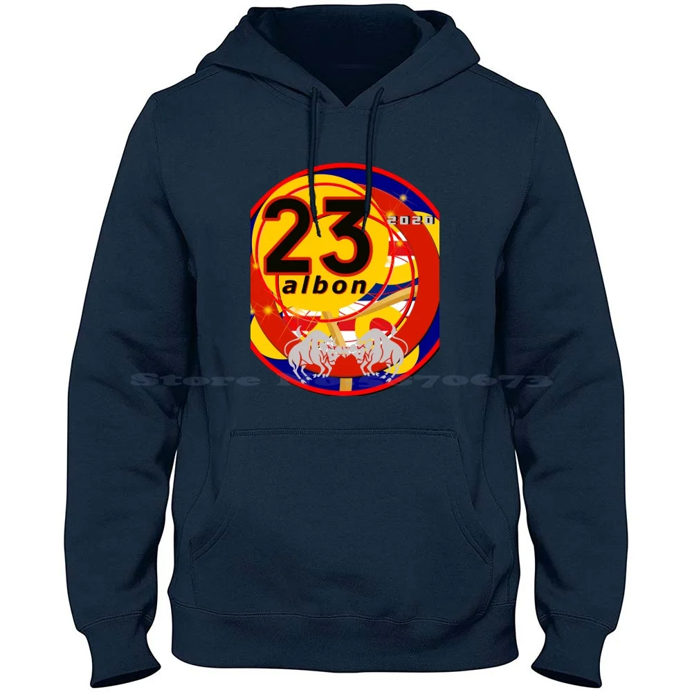 Nu Megastar Albon Alexander #23 Moto Racer Gift 100% Cotton Hoodie Alex Albon 2019 2020 Motosport Motoracing Gokart Go