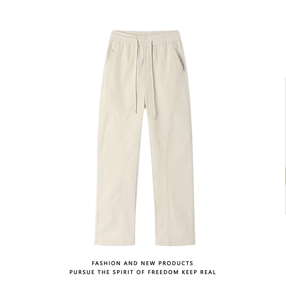 

High Quality Cotton Cargo Pants Spring Khaki Casual Joggers Sweatpants American High Street Hip-hop Straight Pants Men Clothing