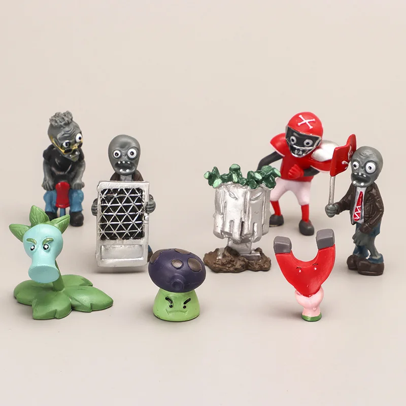 

Plants Vs. Zombies Anime Game Action Figure Cute Cartoon Doll Toy Collectible Model Creative Gift and Desktop Display Decoration