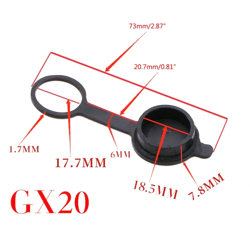 Aviation Cable Connector Waterproof IP67 Cable Gland Cover GX12 GX16 20