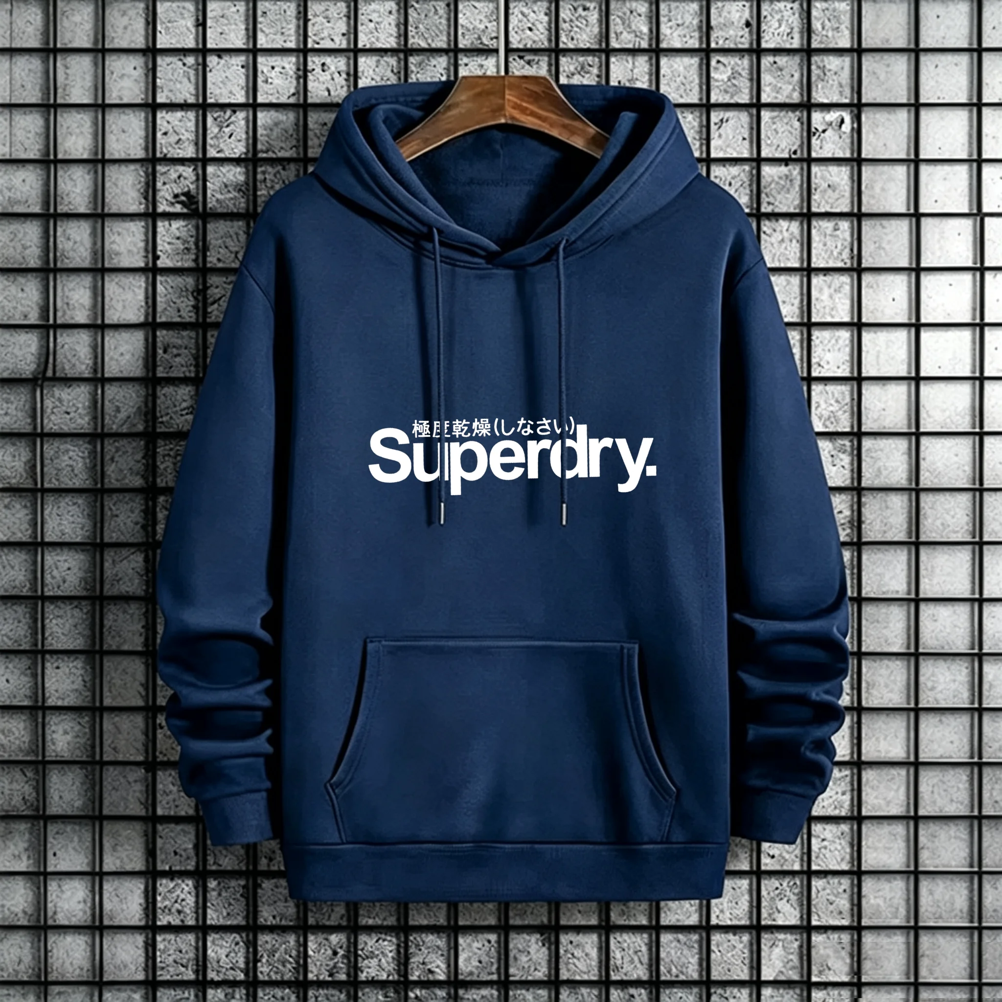 Herren-Hoodie Herbst Winter Hochwertiger Warmer Pullover Männlicher Alltags-Casual-Mode-Pullover Outdoor Fitness Sportlicher Kapuzenpullover – Detail 3