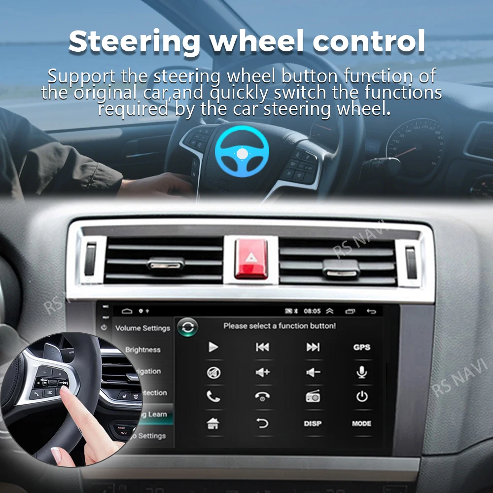 Android 16 For Subaru Outback 5 2014 - 2018 Legacy 6 2014 - 2017 2K QLED Stereo Car Radio Multimedia Video Player GPS 4G CarPlay