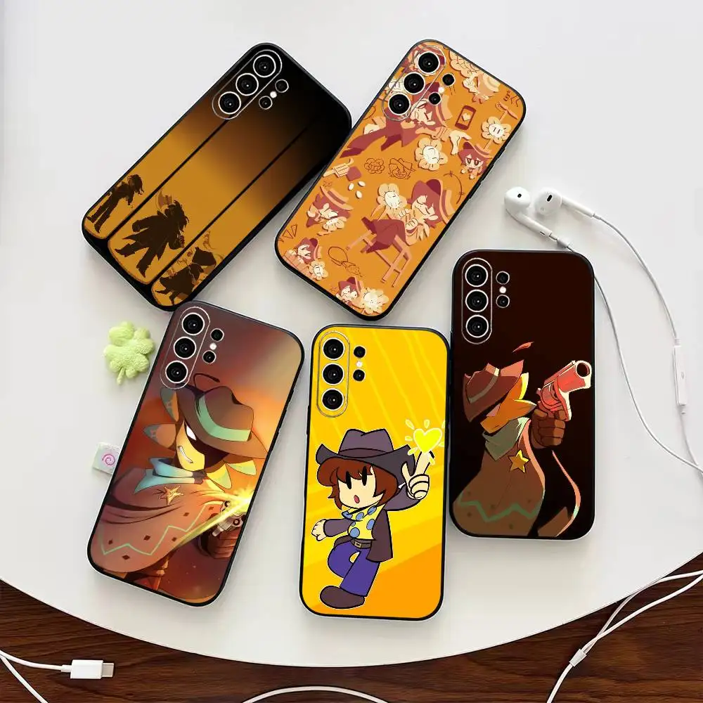 Game D-Deltarune Yellow  Phone Case For Samsung S25,S24,S21,S22,S23,S30,Ultra,S20,Plus,Fe,Note,10,9,5G Black Cover
