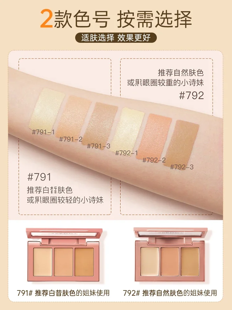 Sparny coreano Concealer Palette Full Coverage Cream idratante a lunga durata nutriente Rare Beauty Makeup Face Base Cosmetics