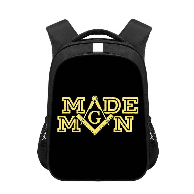 Masonic Illuminati Pyramid Eye Backpack Freemason Travel Rucksack All Seeing Eye Children School Bags Teenager Laptop Backpacks