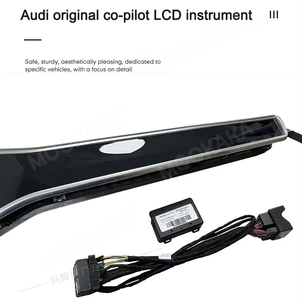 

14.9 Inch For Audi A6L C8 A7 2019-2020 Passenger LCD Multimedia Player Android 13 GPS Navigation Auto Head Unit Radio Media IPS