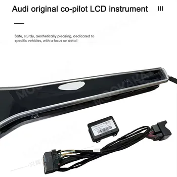 2019 2020 승객 LCD 멀티미디어 플레이어, 아우디 A6L C8 A7 용, 14.9 인치, 안드로이드 13, GPS 네비게이션, 자동 헤드 유닛, 라디오 미디어 IPS