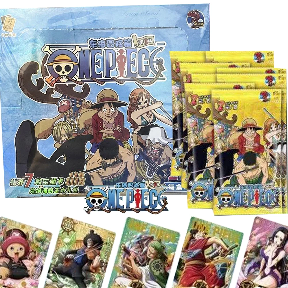 

Little Dinosaur One Piece Collection Card for Child East Sea Adventure Monkey D. Luffy Rare Exquisite High Quality Card Toy Gift