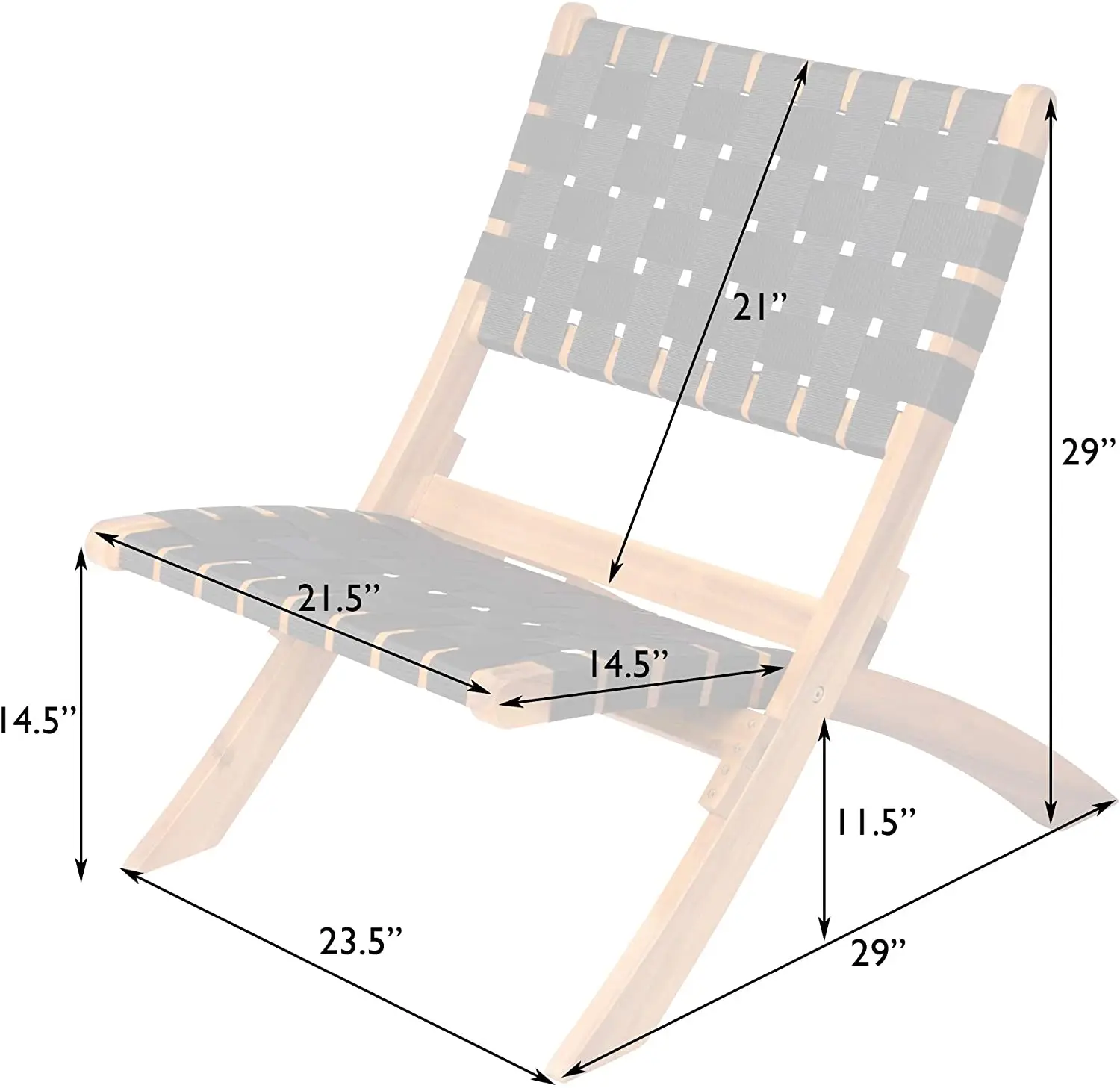 weave Folding Portable Beach Chair,  wood  Lounger camping  wooden stool for  Lawn, Floor, Pool sunbed, Deck